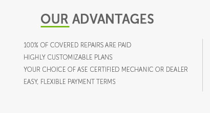 car warranty chart comparison